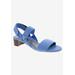 Wide Width Women's Virtual Sandal by Ros Hommerson in Blue Elastic (Size 6 1/2 W)