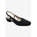 Women's Tempt Slingback by Ros Hommerson in Black Micro (Size 9 M)