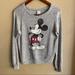 Disney Sweaters | Disney Mickey Mouse Sweater Size M (Junior) | Color: Gray | Size: Mj
