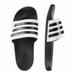 Adidas Shoes | Adidas Slides Slipper Sandals Black & White 9m / 10w | Color: Black/White | Size: 9