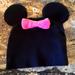 Disney Accessories | Disney Baby Mini Mouse Hat | Color: Black/Pink | Size: Infant