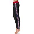 Women's Black American University Eagles Side Stripe Leggings