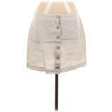 Mango Casual Skirt: Ivory Bottoms - Women's Size Small