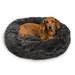 Best Friends by Sheri The Original Calming Donut Cat & Dog Bed in Lux Fur Polyester/Synthetic Material in Gray | 7 H x 23 W x 23 D in | Wayfair