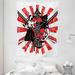 East Urban Home Polyester Japanese Tapestry Polyester in Red/White/Black | 80 H x 60 W in | Wayfair 55F6F879253243C2B2F02980948F49C0