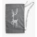 The Holiday Aisle® Cool Dude Holiday Reindeer Christmas Laundry Bag Fabric in Gray/White | 36 H in | Wayfair B9BBDF99647F4FB8AD15CC25AB38E727