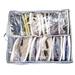 Rebrilliant Aidien Fabric Hanging Organizer in Gray | 1 H x 21 W x 5 D in | Wayfair 74E578E302354301A47007F5934E1274