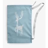The Holiday Aisle® Cool Dude Holiday Reindeer Christmas Laundry Bag Fabric in Blue | 29 H in | Wayfair D7C0131548744A58BFDA0A1E358C68FB