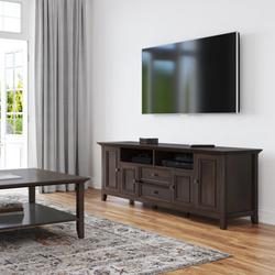Lark Manor™ Varonique TV Stand for TVs up to 78" Wood in Gray/Brown | 26 H in | Wayfair DCEF20CEF05D45F28FDFBB8D3AF0A85E