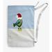 The Holiday Aisle® Merry Christmas Bird Christmas Laundry Bag Fabric in Gray/Blue | 29 H x 18 W in | Wayfair 5AFA1F5F8C64416599E04E524623CD77