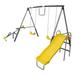 XDP Recreation kids The Titan Outdoor Playground Backyard Toddler Play/Swing Set Metal in Gray | 72 H x 90 W x 143 D in | Wayfair XDP-74506K