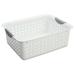 Sterilite Medium & Small Ultra Plastic Storage Bin Organizer Basket Plastic | 5 H x 10.7 W x 5 D in | Wayfair 6 x 16248006 + 12 x 16228012