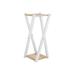 2-Tier Wood Metal Plant Stand Flower Pot Holder Rack Display Shelf