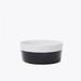 Black Ceramic Dipper Dog Bowl, 8 Cup, Large