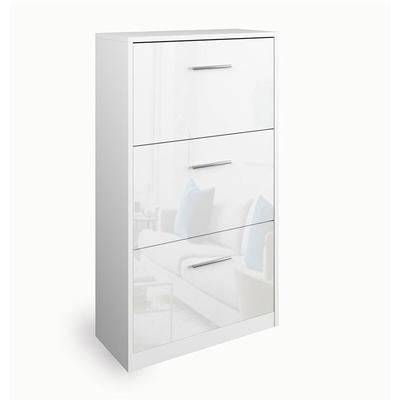 Schuhkipper Gizmo, Weiß Hochglanz, 59 x 105 cm, Vicco Image