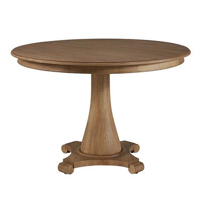 Sienna Pedestal Dining Table - Natural Oak - Ballard Designs