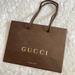 Gucci Other | Gucci Brown Embossed Shopping Bag | Color: Brown | Size: Os