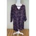 American Eagle Outfitters Dresses | American Eagle Women’s Purple Keyhole Paisley Patterned Dress Size Small | Color: Purple | Size: S