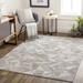 Valinda 5'3" x 7' Modern Contemporary Bohemian Abstract Bone/Dusty Sage/Nutmeg/Gray/Dark Gray/Ivory/Medium Gray/Charcoal/Tan/Light Gray Area Rug - Hauteloom