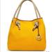 Michael Kors Bags | Michael Michael Kors Marina Large Grab Bag Yellow | Color: Tan/Yellow | Size: Os