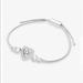 Michael Kors Jewelry | Michael Kors Love Is In The Air Slider Bracelet | Color: Silver/White | Size: Os