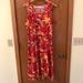 Lularoe Dresses | Lularoe Orange Floral Summer Dress Xl | Color: Orange/Yellow | Size: Xl