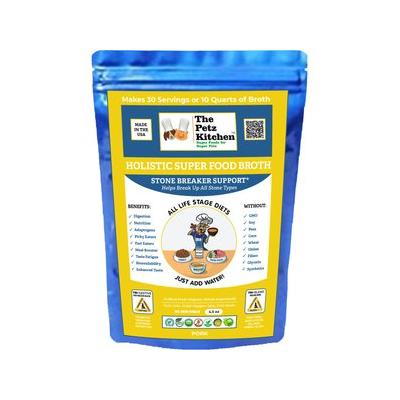 The Petz Kitchen Holistic Super Food Broth Stone Breaker Support Pork Flavor Concentrate Powder Dog & Cat Supplement, 4.5-oz bag