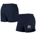 Women's Under Armour Navy Notre Dame Fighting Irish Fly By Run 2.0 Performance Shorts