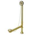 Kingston Brass CC2092 Clawfoot Tub Waste & Overflow Drain, 20 Gauge, Polished Brass - Kingston Brass CC2092