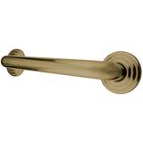 Kingston Brass DR314122 Restoration 12-Inch Decorative 1-1/4-Inch OD Grab Bar, Polished Brass - Kingston Brass DR314122