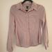 American Eagle Outfitters Tops | American Eagle Outfitters Button-Up Dress Shirt | Color: Purple/White | Size: 4
