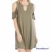 Jessica Simpson Dresses | Jessica Simpson Short Sleeve Cold Shoulder Dress | Color: Green | Size: S