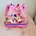 Disney Accessories | Disney Girls Beach Backpack. | Color: Pink/Purple | Size: 12 5 10 In