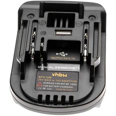 Akku-Adapter kompatibel mit Black & Decker Elektrowerkzeug / Akku - Adapter für 20 v Li-Ion Akkus