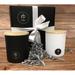 rosbas 2 Piece Black Raspberry Vanilla Scented Jar Candle Set Soy, Cotton in White/Black | 4 H x 8 W x 8 D in | Wayfair SV1-BW-BV