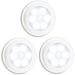 Novelty Place Night Light Plastic in White | 2.95 H x 3.94 W x 4.33 D in | Wayfair NP.LED.Sensor.Motion.3Pc