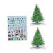 The Holiday Aisle® Jin 3-D Christmas Tree 12 - Piece Wall Sticker Set Paper | 0.75 H x 8.5 W in | Wayfair 10CA9031173440218C7896463C8EAD1A