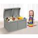 Harriet Bee Binghampton Toy Box Wood/MDF in Gray | 19 H x 31 W x 17 D in | Wayfair C07F15DD834D416FB0624B974B3F477D