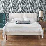 George Oliver Fenoglio Queen Tufted Upholstered Low Profile Platform Bed Velvet in Brown | 40 H x 61 W x 83 D in | Wayfair