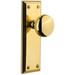 Grandeur Fifth Avenue Solid Brass Passage Door Knob Set with Fifth