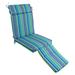 Blazing Needles Steamer Deck Outdoor Lounger Cushion - 72 x 20