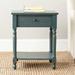 Canora Grey Meissa Nightstand w/ Storage Drawer Wood in Green/Blue | 25 H x 20 W x 16 D in | Wayfair 2ED9C8592DAB4E9E91D0F444A51CCEEF