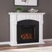 Darby Home Co Chowk Electric Fireplace in Black/White | 42.5 H x 48 W x 15.75 D in | Wayfair 9E3F5F94B0D44F7BB8A702CBBC348A9F