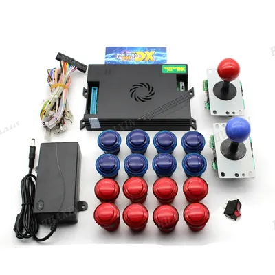 Kit d'arcade DIY avec Sanwa Joystick Pandora Box DX version familiale 3000 en 1 jeu 3D 3P 4P