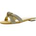 Jessica Simpson Shoes | Jessica Simpson Women's Alisen Flat Sandal | Color: Tan | Size: 6