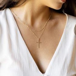 Free People Jewelry | Layered Necklace 18k Gold Plated New | Color: Gold | Size: Os