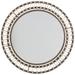 Naima Brown-Wash and Natural Jute 34 1/2" Round Wall Mirror