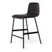 Gus* Modern Lecture Series Bar & Counter Stool Upholstered/Metal in Black | 32 H x 19 W x 19.5 D in | Wayfair ECOTLECT-sadbla