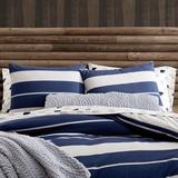 Latitude Run® Navy Blue Standard Cotton 3 Piece Comforter Polyester/Polyfill/Flannel/Cotton in Blue/Navy | King Comforter + 2 King Shams | Wayfair