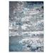White 24 x 0.35 in Area Rug - Trent Austin Design® Willington Abstract Gray/Blue Rug Polypropylene | 24 W x 0.35 D in | Wayfair